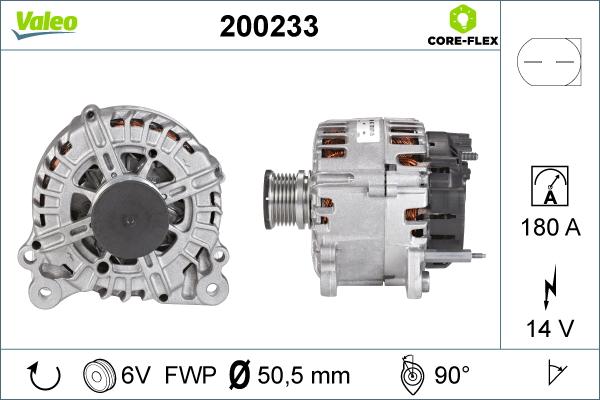 Valeo 200233 - Alternatore autozon.pro