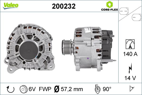 Valeo 200232 - Alternatore autozon.pro