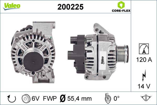 Valeo 200225 - Alternatore autozon.pro