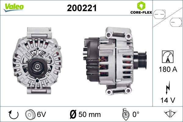 Valeo 200221 - Alternatore autozon.pro