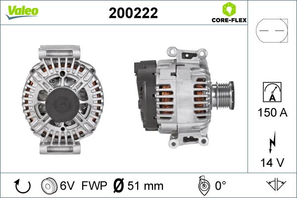 Valeo 200222 - Alternatore autozon.pro