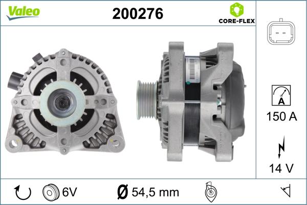 Valeo 200276 - Alternatore autozon.pro