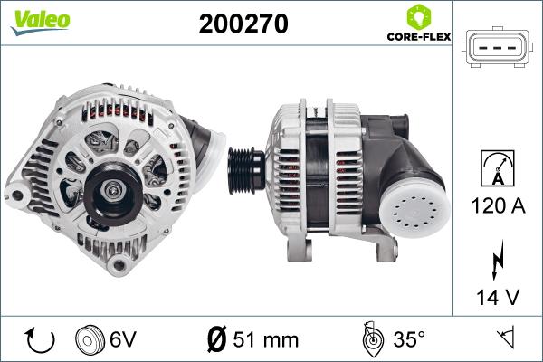 Valeo 200270 - Alternatore autozon.pro