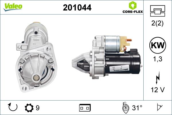 Valeo 201044 - Motorino d'avviamento autozon.pro