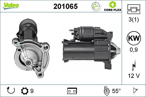 Valeo 201065 - Motorino d'avviamento autozon.pro