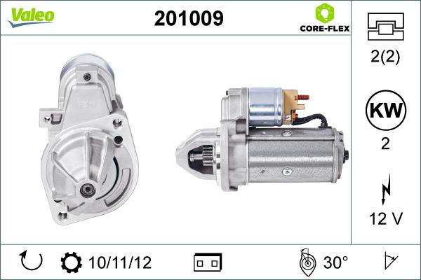 Valeo 201009 - Motorino d'avviamento autozon.pro