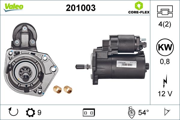 Valeo 201003 - Motorino d'avviamento autozon.pro