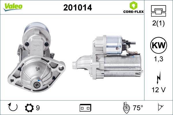 Valeo 201014 - Motorino d'avviamento autozon.pro