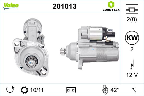 Valeo 201013 - Motorino d'avviamento autozon.pro