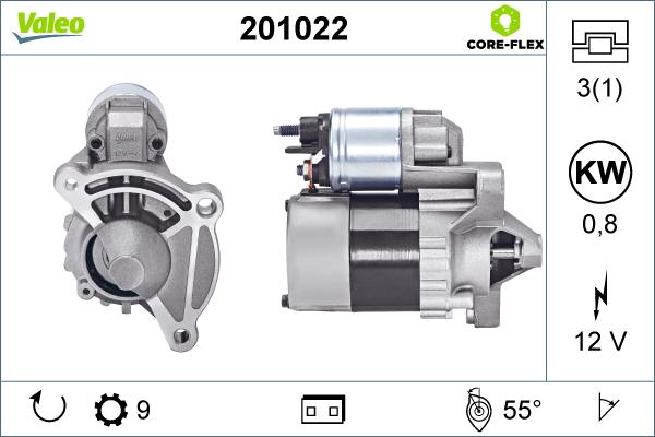 Valeo 201022 - Motorino d'avviamento autozon.pro