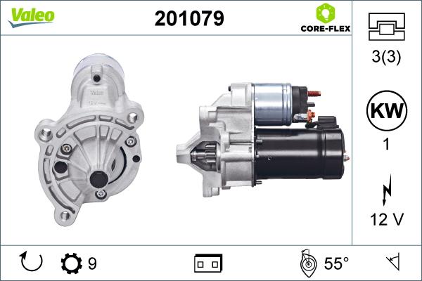 Valeo 201079 - Motorino d'avviamento autozon.pro