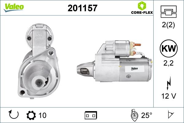 Valeo 201157 - Motorino d'avviamento autozon.pro