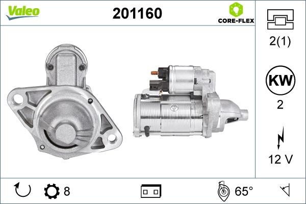 Valeo 201160 - Motorino d'avviamento autozon.pro