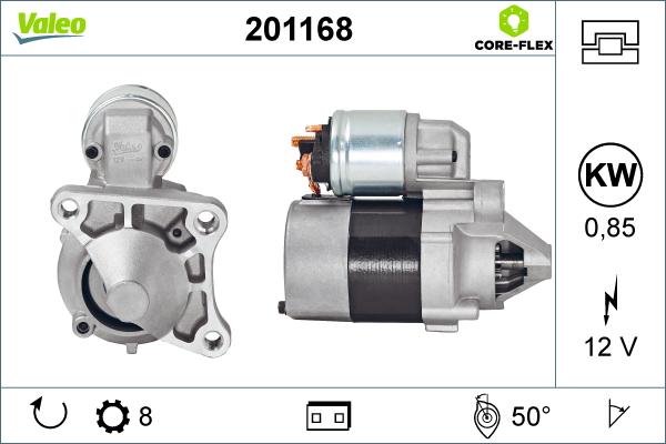 Valeo 201168 - Motorino d'avviamento autozon.pro