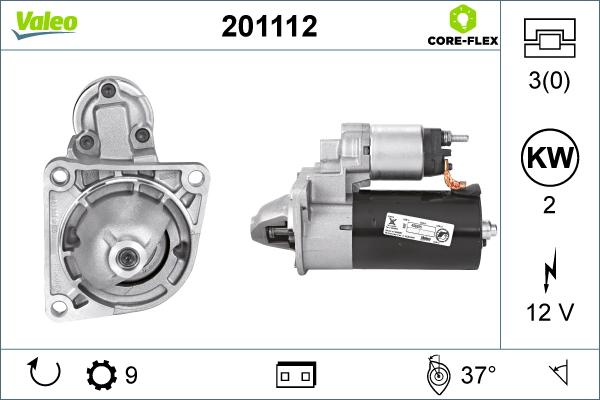 Valeo 201112 - Motorino d'avviamento autozon.pro