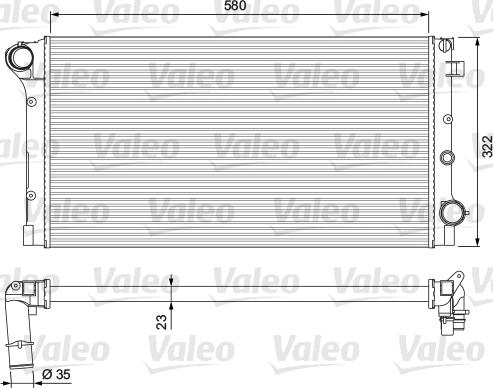 Valeo 234924 - Radiatore, Raffreddamento motore autozon.pro