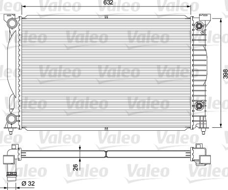 Valeo 234269 - Radiatore, Raffreddamento motore autozon.pro