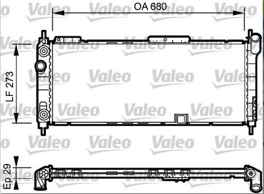 Valeo 234271 - Radiatore, Raffreddamento motore autozon.pro