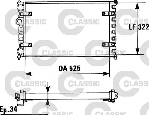 Valeo 230947 - Radiatore, Raffreddamento motore autozon.pro