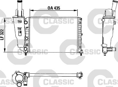 Valeo 230976 - Radiatore, Raffreddamento motore autozon.pro