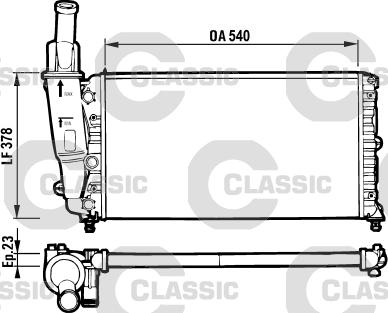 Valeo 231562 - Radiatore, Raffreddamento motore autozon.pro