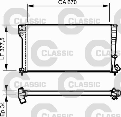 Valeo 231743 - Radiatore, Raffreddamento motore autozon.pro