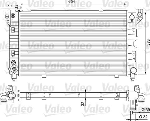 Valeo 231723 - Radiatore, Raffreddamento motore autozon.pro