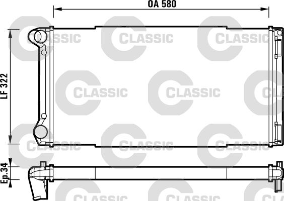 Valeo 232913 - Radiatore, Raffreddamento motore autozon.pro