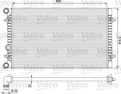 Valeo 232175 - Radiatore, Raffreddamento motore autozon.pro