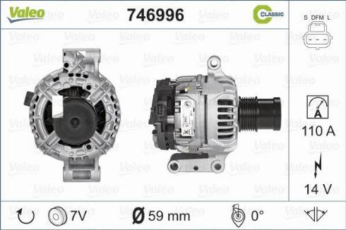 Valeo 746996 - Alternatore autozon.pro