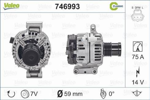 Valeo 746993 - Alternatore autozon.pro