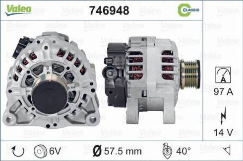 Valeo 746948 - Alternatore autozon.pro