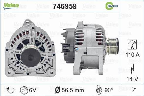 Valeo 746959 - Alternatore autozon.pro