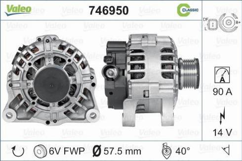 Valeo 746950 - Alternatore autozon.pro