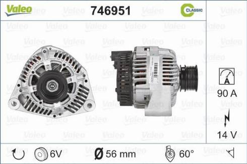 Valeo 746951 - Alternatore autozon.pro