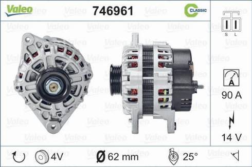 Valeo 746961 - Alternatore autozon.pro