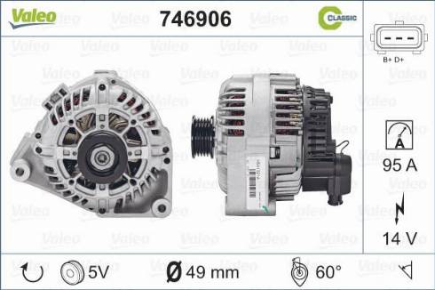 Valeo 746906 - Alternatore autozon.pro