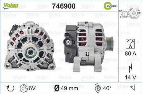 Valeo 746900 - Alternatore autozon.pro