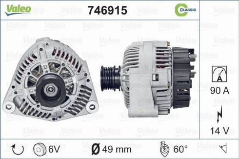 Valeo 746915 - Alternatore autozon.pro