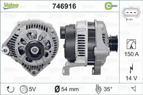 Valeo 746916 - Alternatore autozon.pro