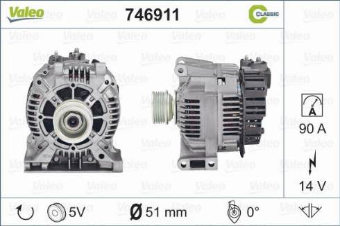 Valeo 746911 - Alternatore autozon.pro