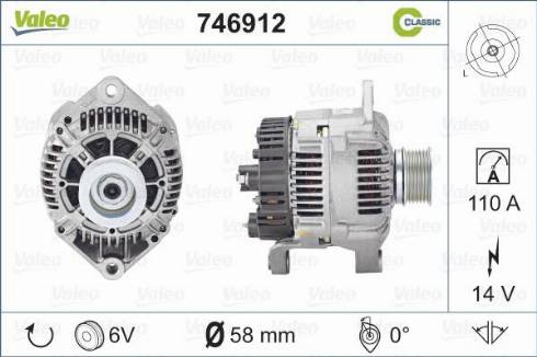 Valeo 746912 - Alternatore autozon.pro