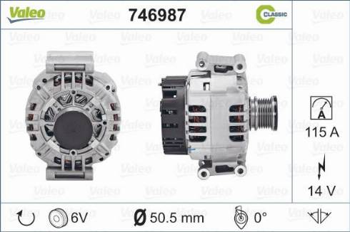 Valeo 746987 - Alternatore autozon.pro