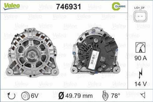 Valeo 746931 - Alternatore autozon.pro