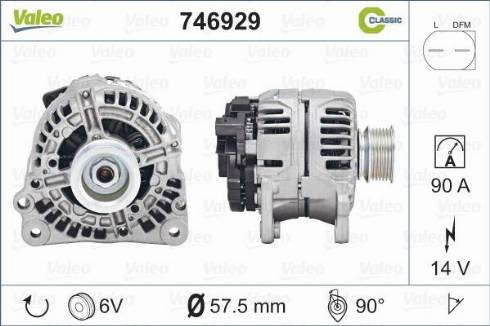 Valeo 746929 - Alternatore autozon.pro