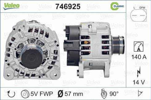 Valeo 746925 - Alternatore autozon.pro