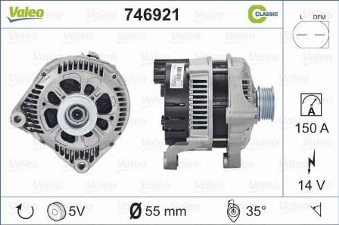 Valeo 746921 - Alternatore autozon.pro