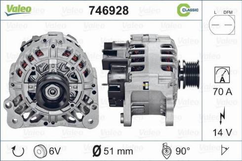 Valeo 746928 - Alternatore autozon.pro