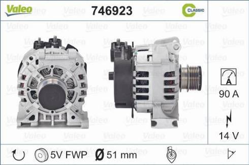 Valeo 746923 - Alternatore autozon.pro