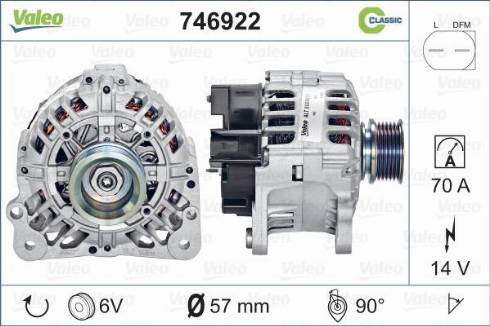 Valeo 746922 - Alternatore autozon.pro